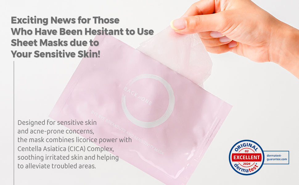 BACK AT ONE: Bye Bye Breakouts and Sensitivity Mask