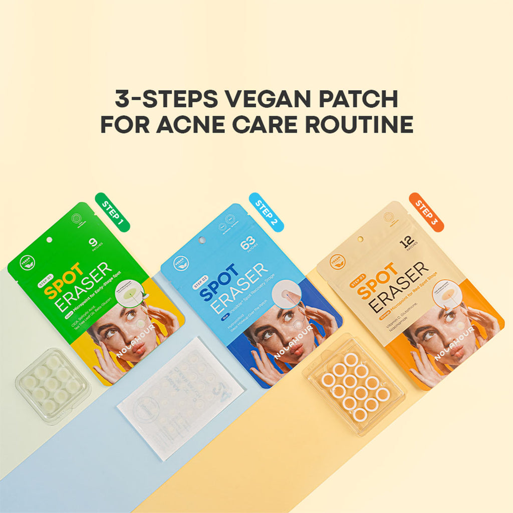 NOLAHOUR Spot Eraser 3-Step System (84 Patches)