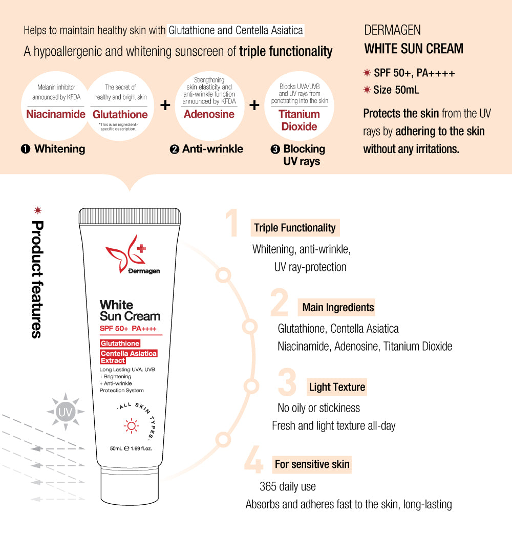 Dermagen White Sun Cream (50g)