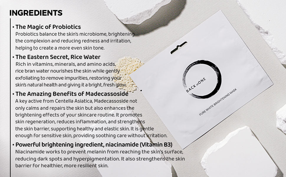 BACK AT ONE: Pure White Brightening Mask