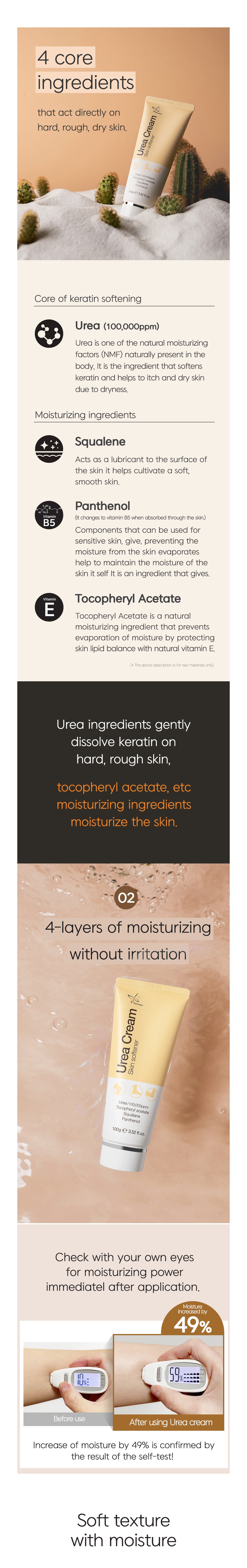 Dermagen Urea Cream 10% - Intensive Moisturizing Cream (100g)