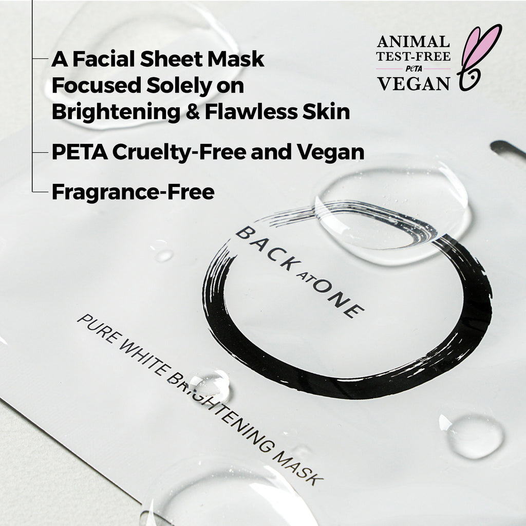 BACK AT ONE: Pure White Brightening Mask