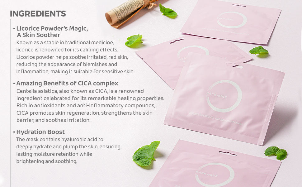 BACK AT ONE: Bye Bye Breakouts and Sensitivity Mask